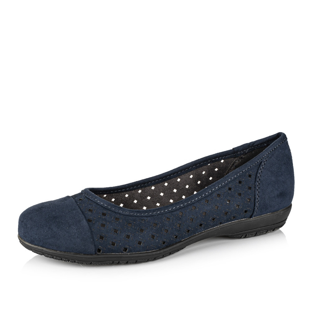 detail Dámské baleríny JANA 22169-28-805 modrá S2