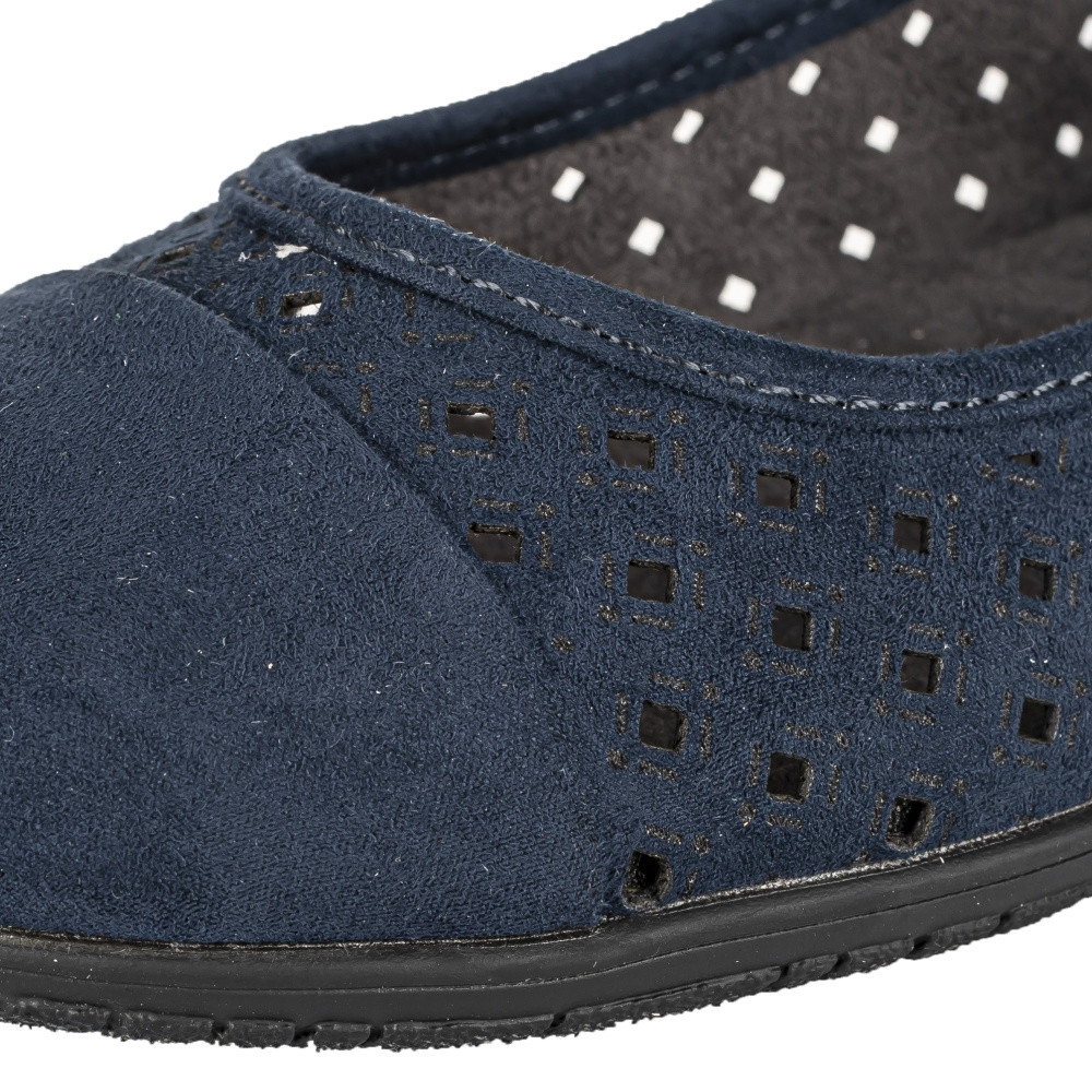 detail Dámské baleríny JANA 22169-28-805 modrá S2