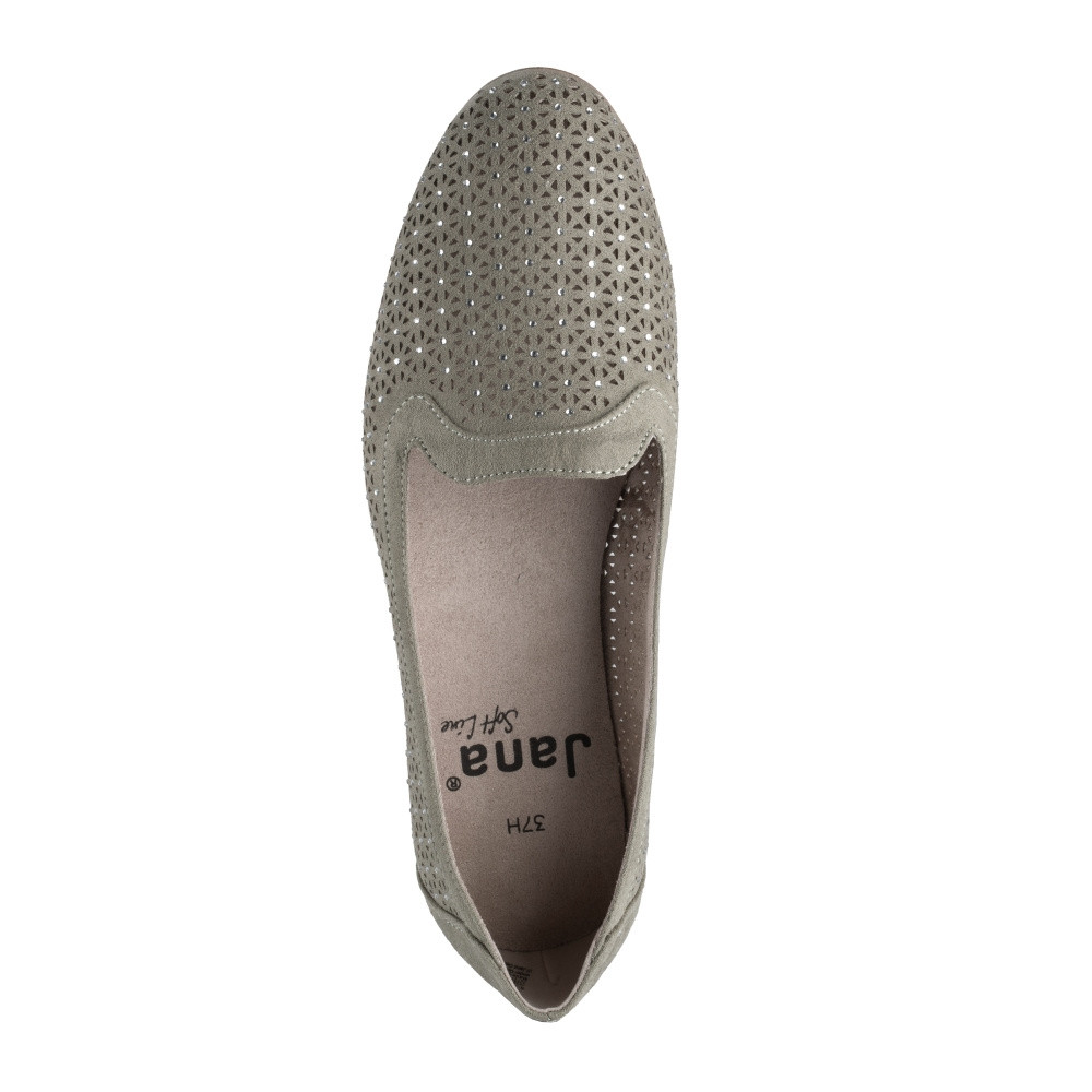 detail Dámské mokasíny JANA JAN-10102756-S2 zelená