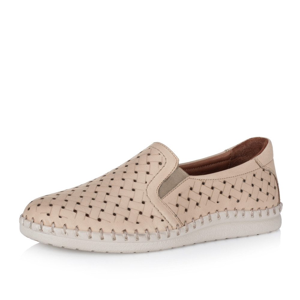 detail Dámské mokasíny IBERIUS 064-6017 béžová S2