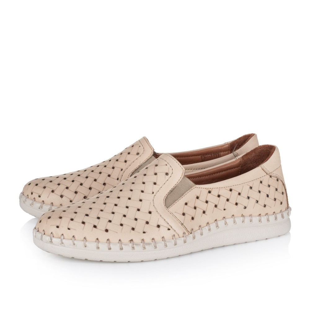 detail Dámské mokasíny IBERIUS 064-6017 béžová S2
