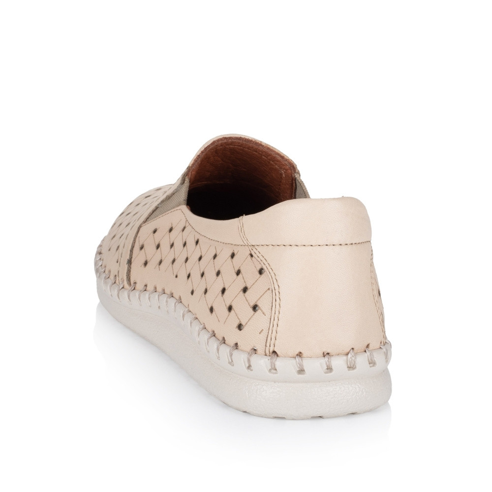 detail Dámské mokasíny IBERIUS 064-6017 béžová S2