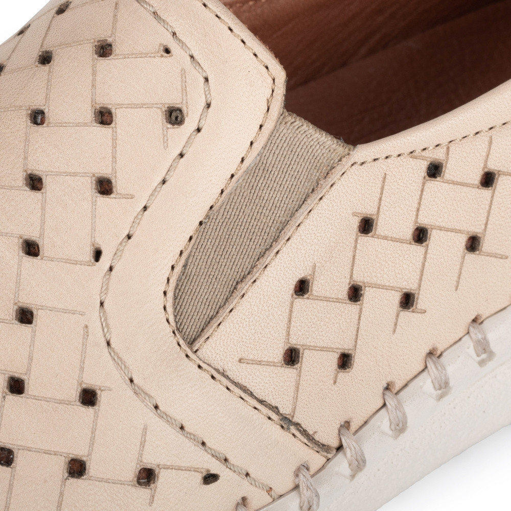 detail Dámské mokasíny IBERIUS 064-6017 béžová S2