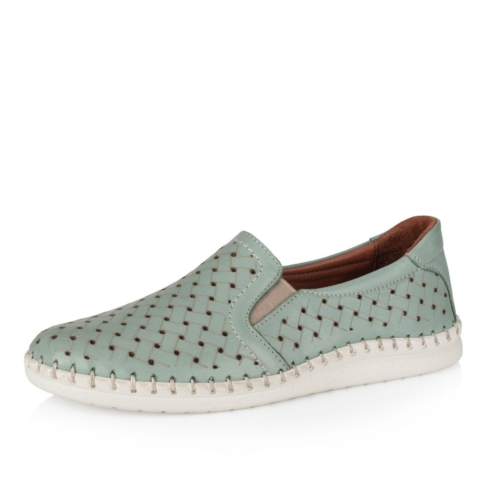 detail Dámské mokasíny IBERIUS IBE-10102845-S2 zelená