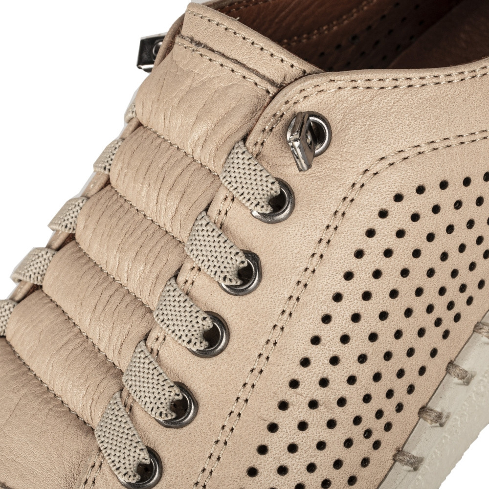 detail Dámské polobotky IBERIUS 064-6019 béžová S2