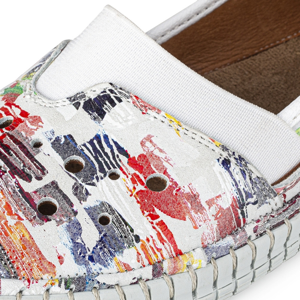 detail Dámské mokasíny IBERIUS 2849-737 modrá S2