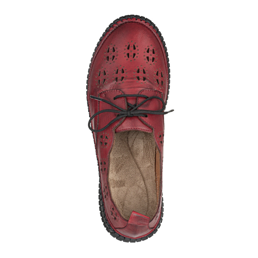 detail Dámské polobotky IBERIUS IBE-10102873-S2 červená