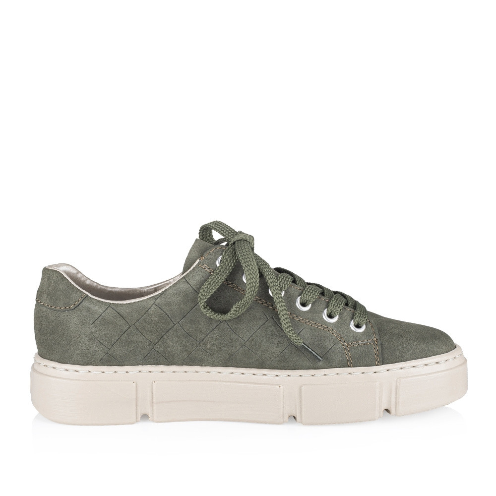 detail Dámské tenisky RIEKER N5935-54 zelená W3