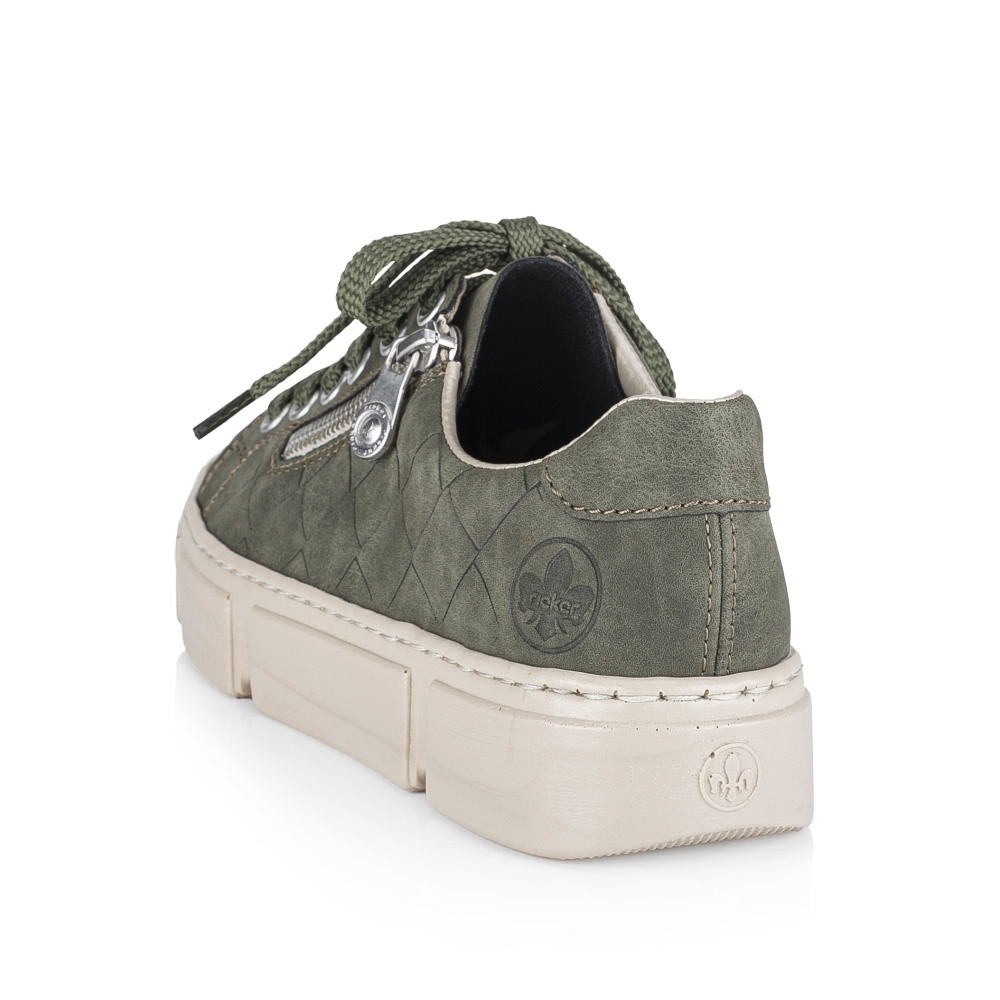 detail Dámské tenisky RIEKER N5935-54 zelená W3