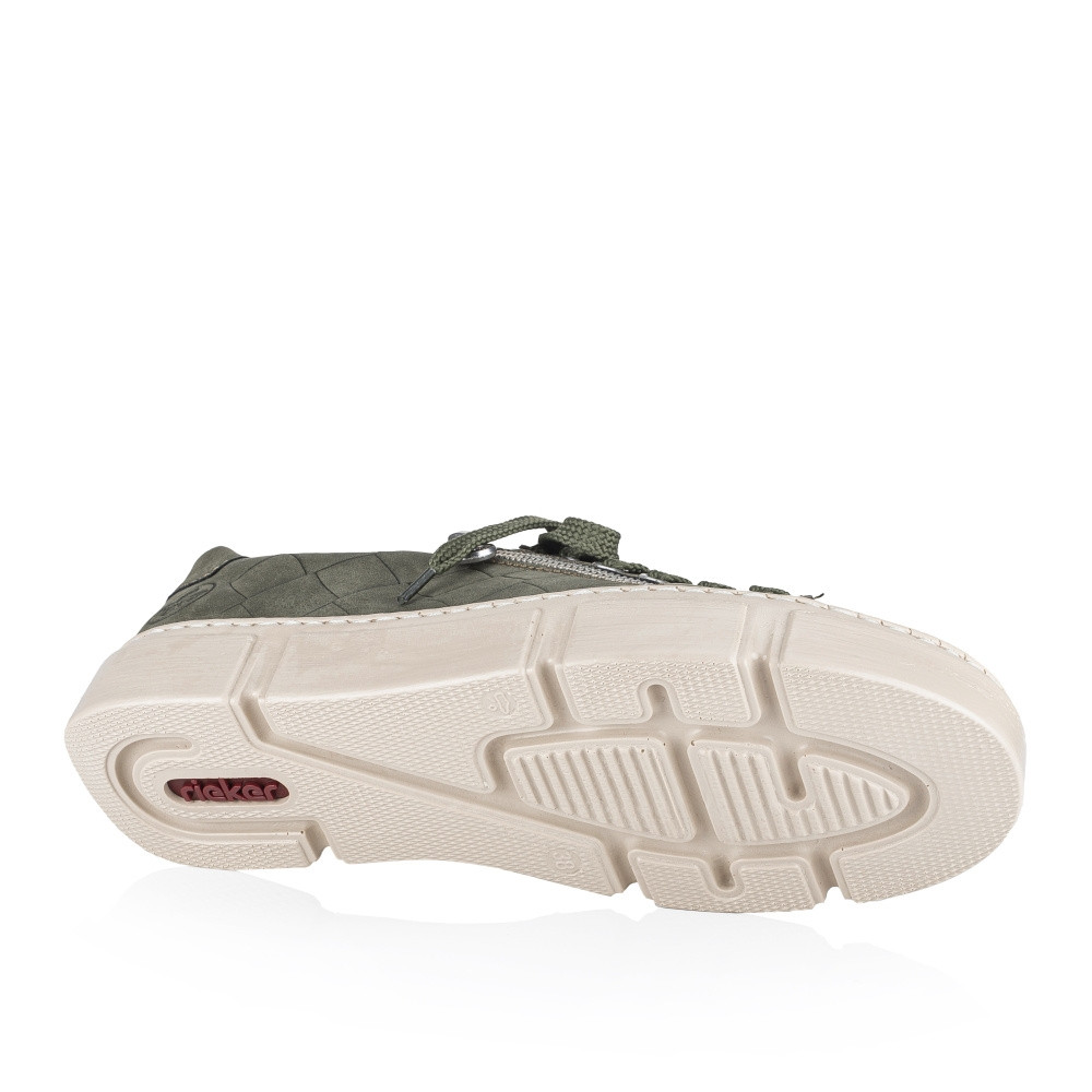 detail Dámské tenisky RIEKER N5935-54 zelená W3