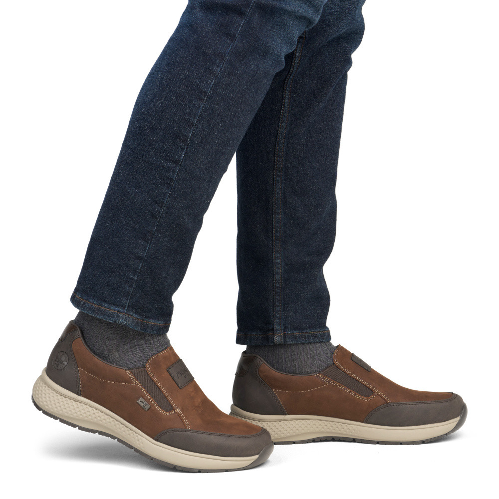 detail Pánske mokasíny RIEKER B7654-22 hnedá W5