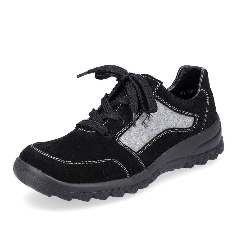 detail Dámské polobotky RIEKER L7112-00 černá W2