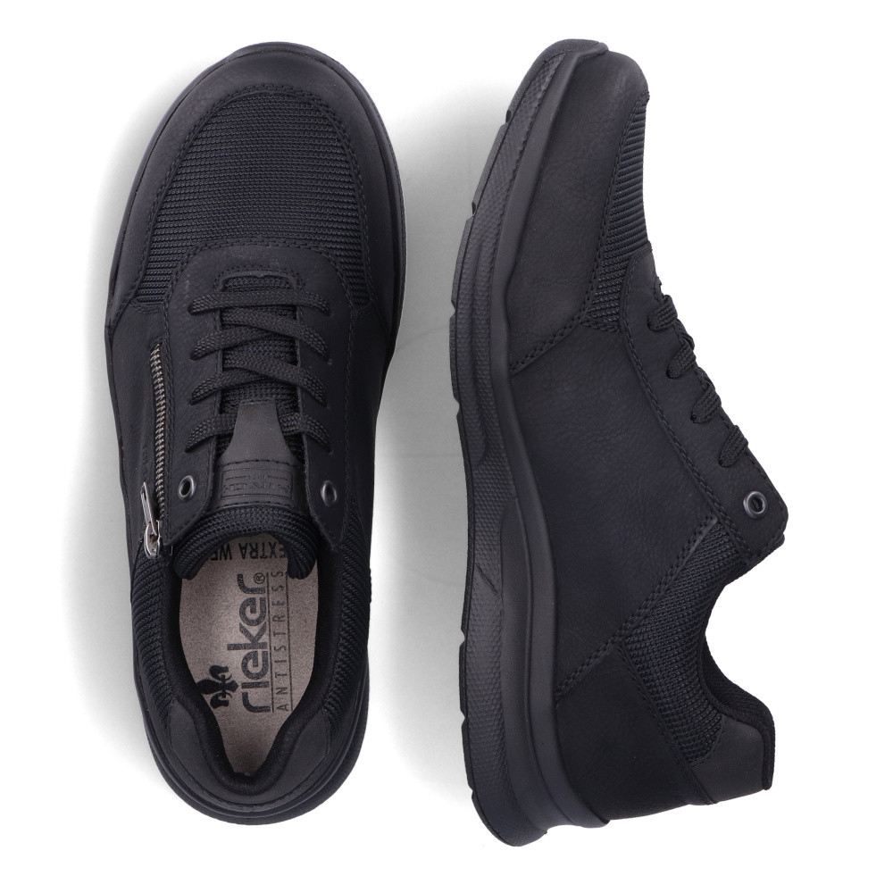 detail Pánské polobotky RIEKER 14801-00 černá W2
