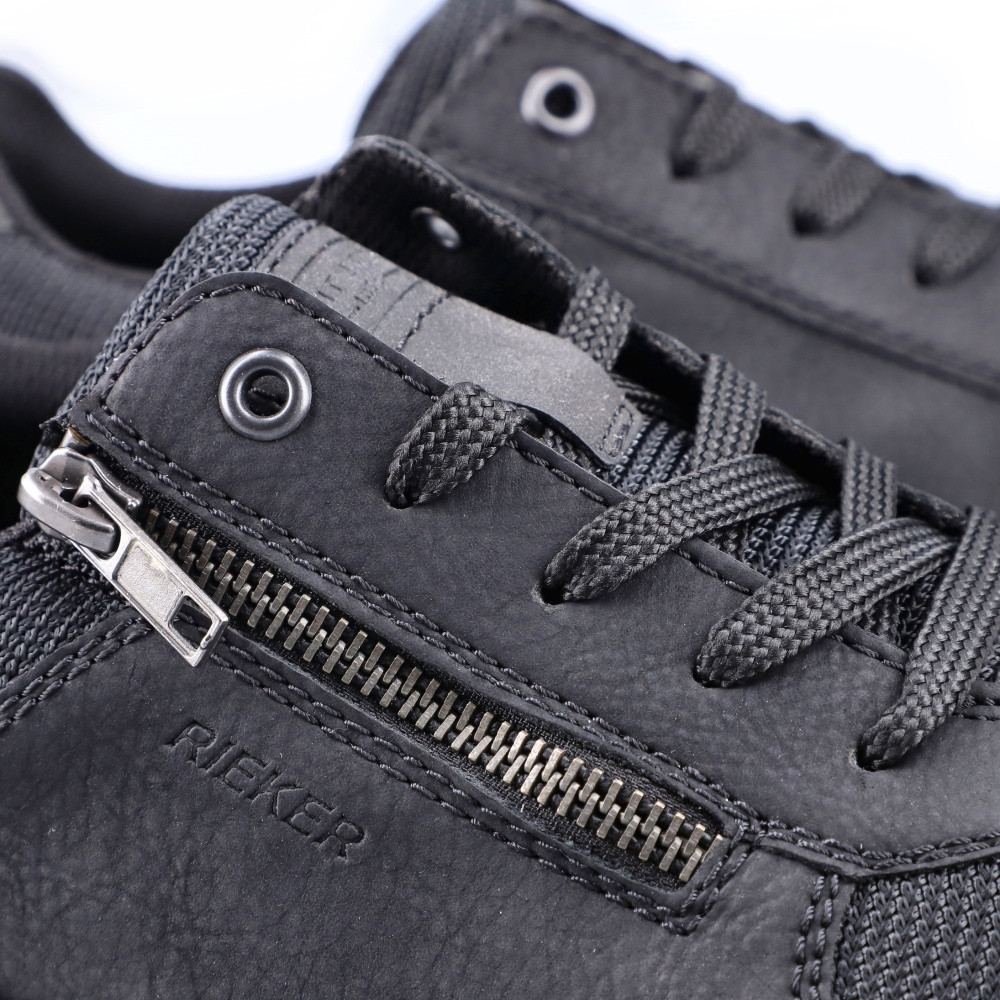 detail Pánské polobotky RIEKER 14801-00 černá W2