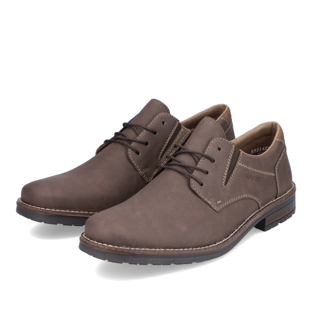 detail Pánské polobotky RIEKER 33214-25 hnědá W2