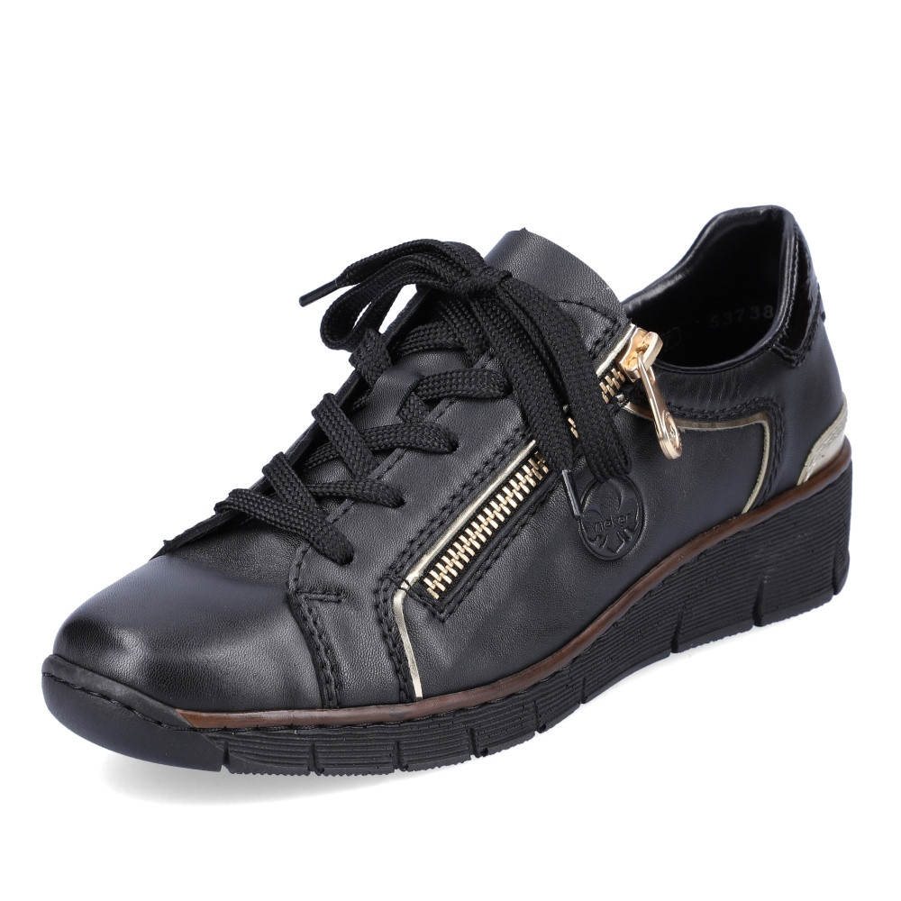 detail Dámské polobotky RIEKER RIE-10103019-W2 černá