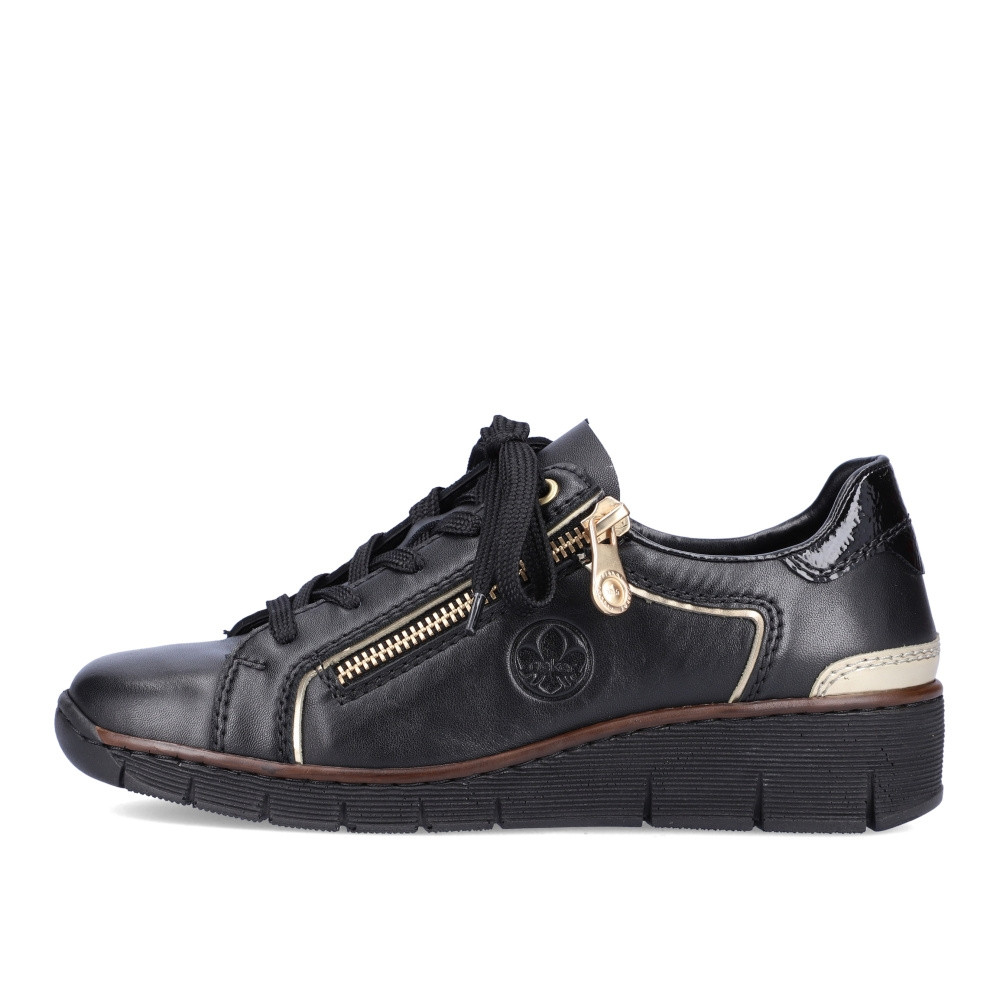 detail Dámské polobotky RIEKER RIE-10103019-W2 černá