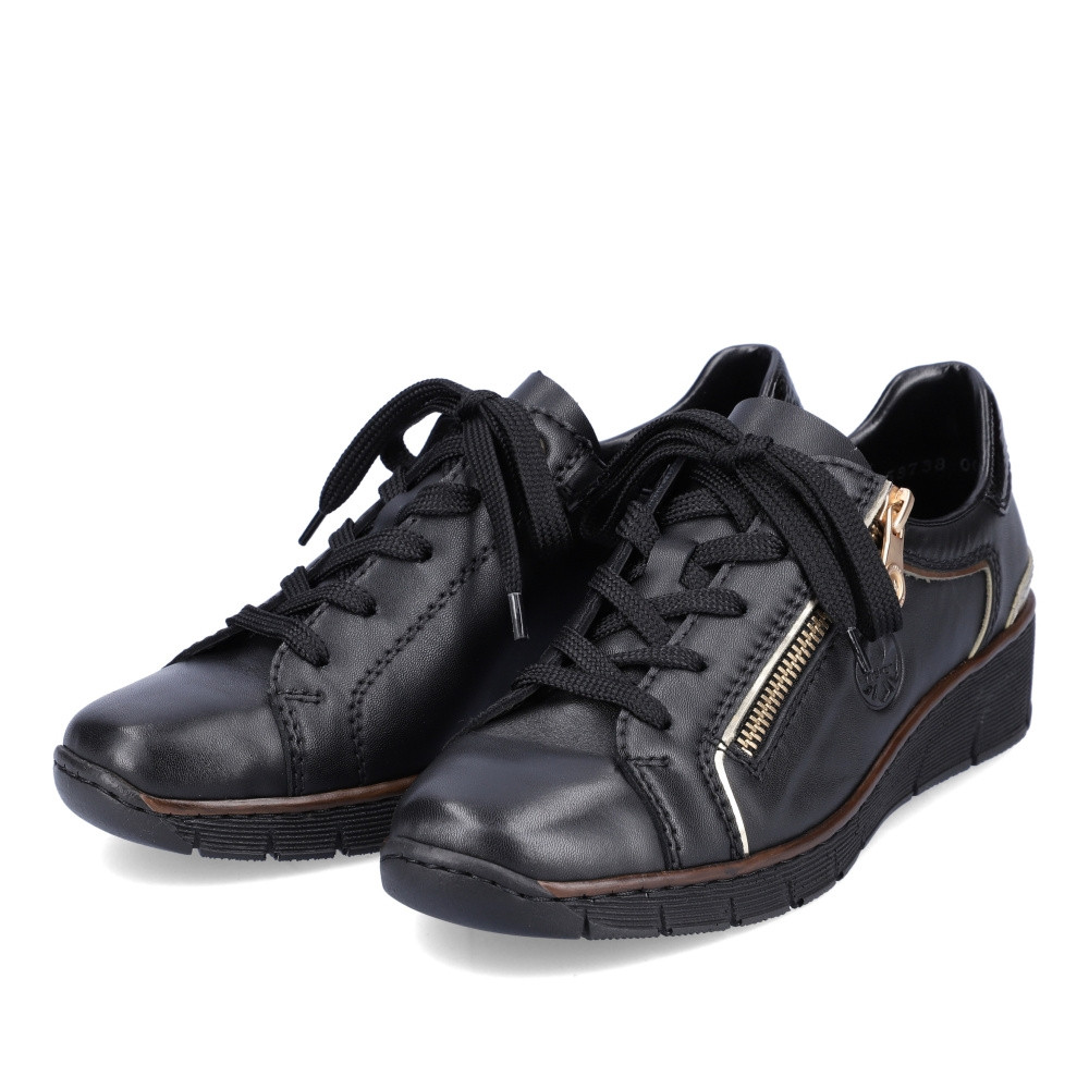 detail Dámské polobotky RIEKER RIE-10103019-W2 černá