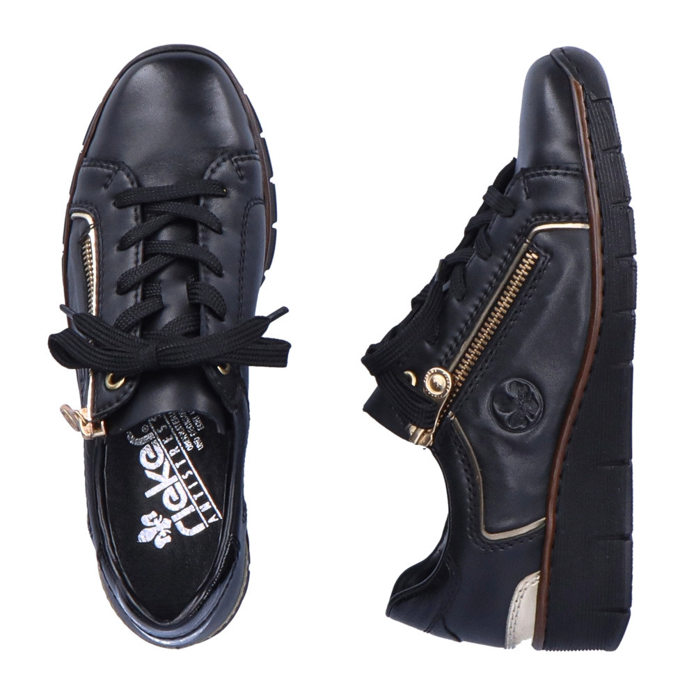 detail Dámské polobotky RIEKER RIE-10103019-W2 černá