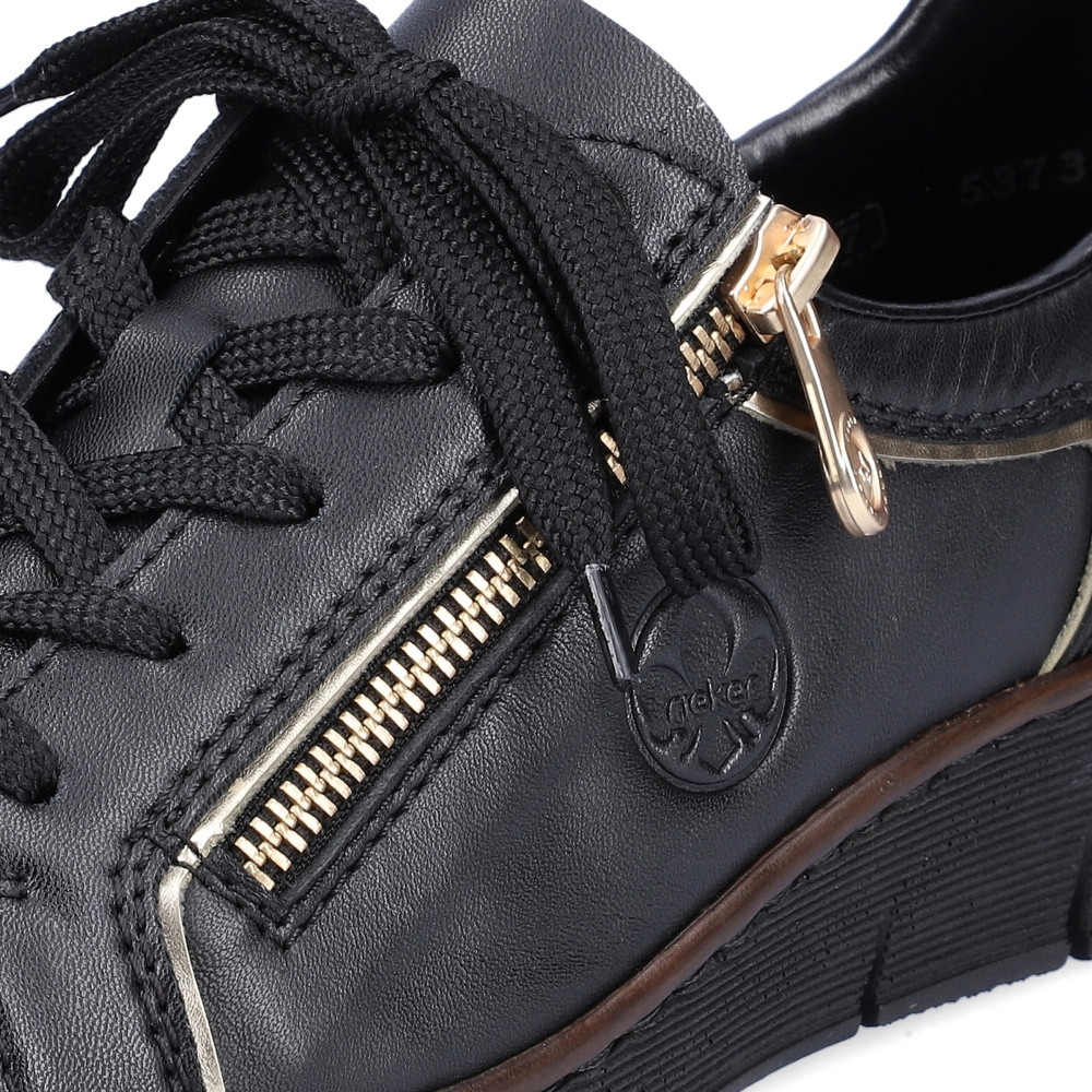 detail Dámské polobotky RIEKER RIE-10103019-W2 černá