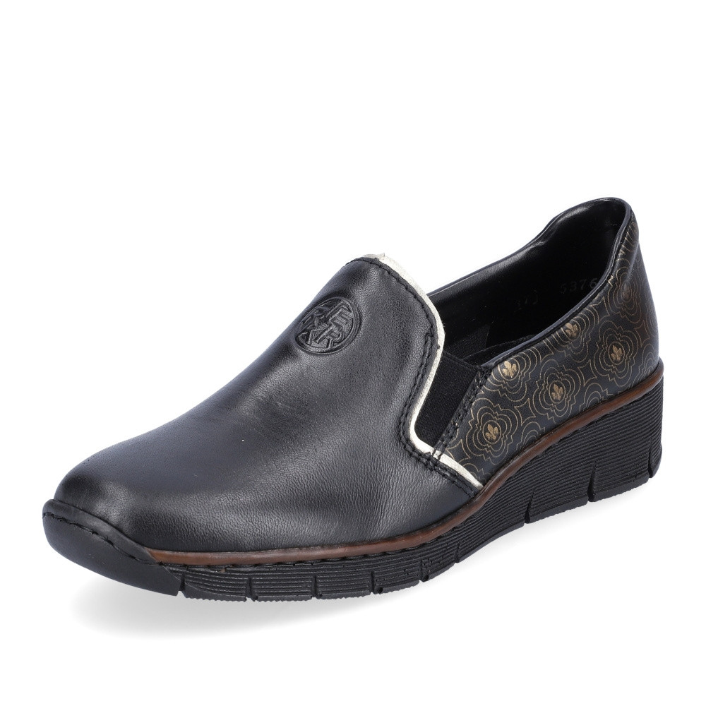 detail Dámské mokasíny RIEKER RIE-10103021-W2 černá