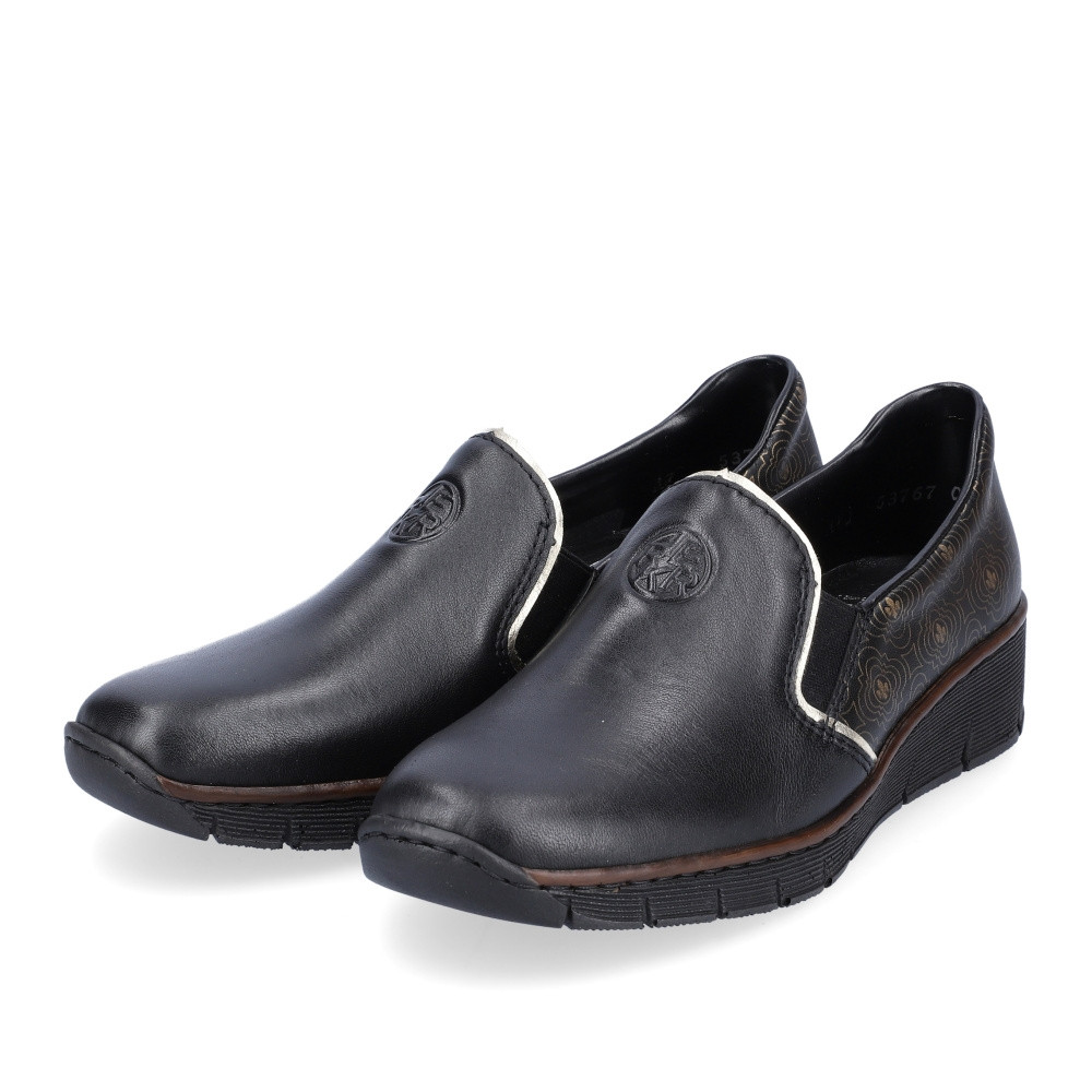 detail Dámské mokasíny RIEKER RIE-10103021-W2 černá