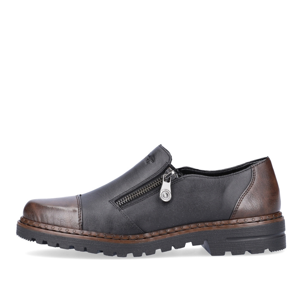 detail Dámské polobotky RIEKER RIE-10103025-W2 černá