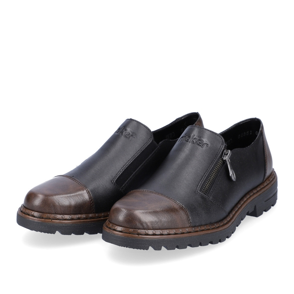 detail Dámské polobotky RIEKER RIE-10103025-W2 černá