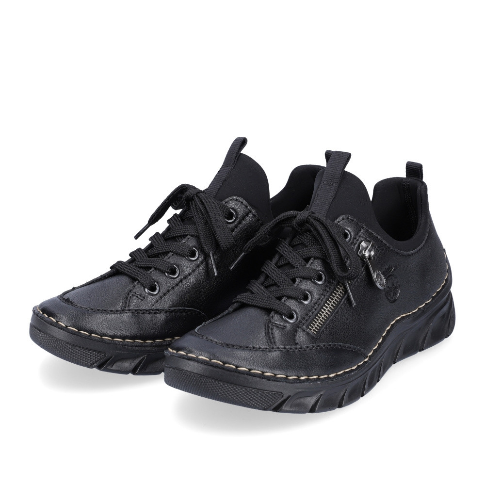 detail Dámské tenisky RIEKER 55073-00 černá W4