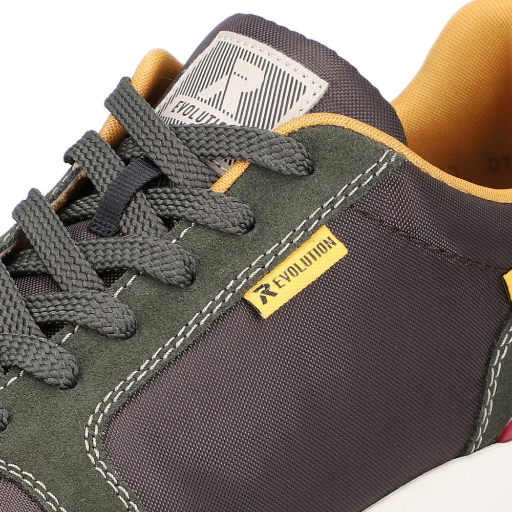 detail Pánské tenisky RIEKER REVOLUTION 07604-54 zelená W2