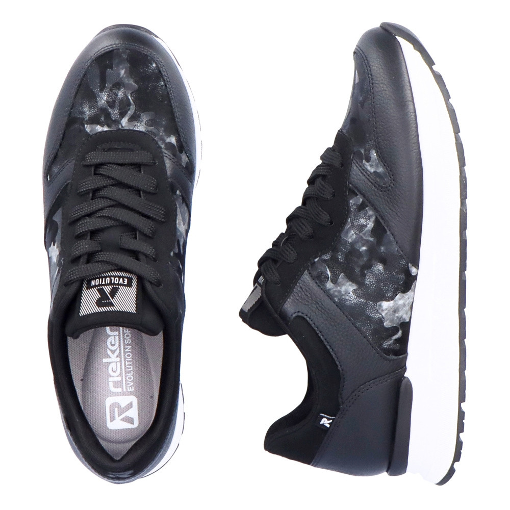 detail Dámské tenisky RIEKER REVOLUTION 40804-00 černá W2
