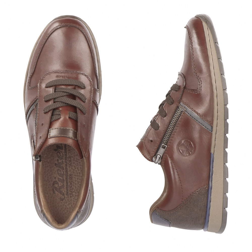 detail Pánské polobotky RIEKER B2112-25 hnědá W4
