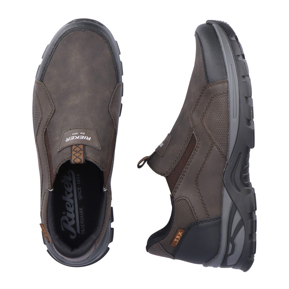 detail Pánské mokasíny RIEKER B6850-25 hnědá W2