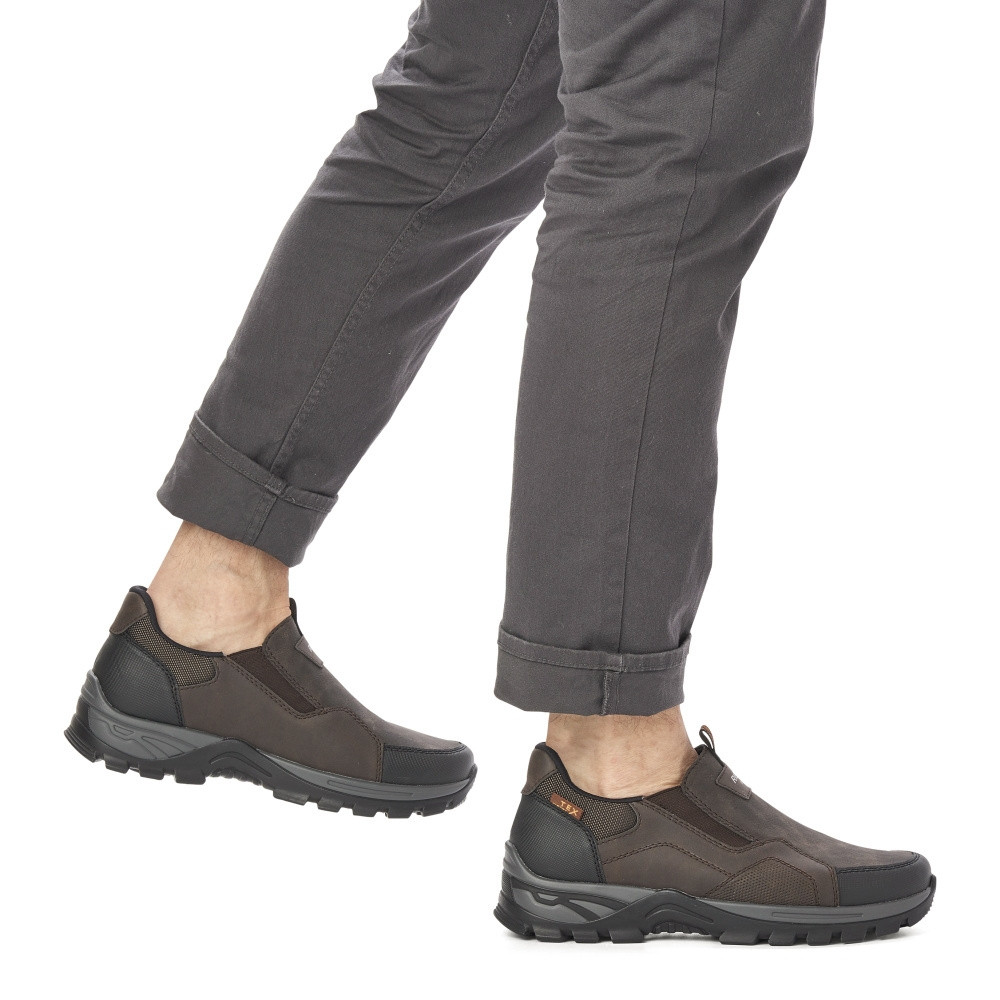 detail Pánské mokasíny RIEKER B6850-25 hnědá W2