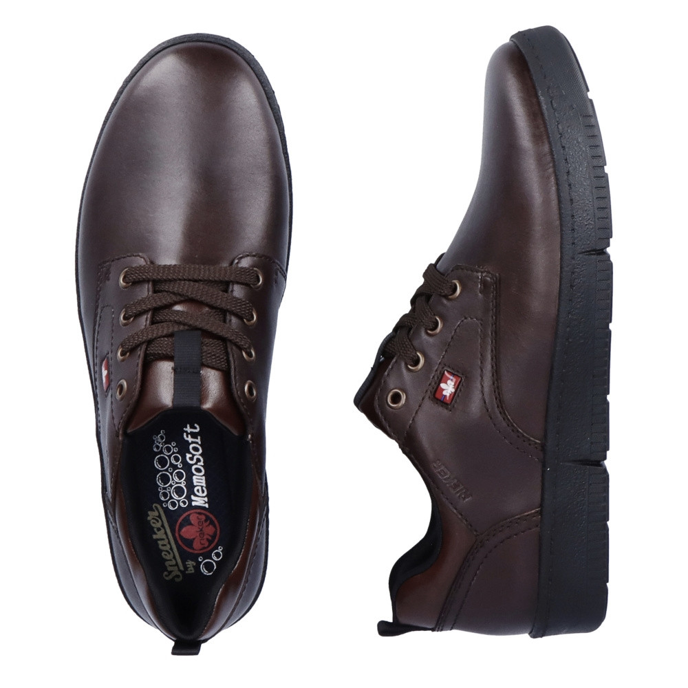 detail Pánské polobotky RIEKER RIE-10103134-W2 hnědá