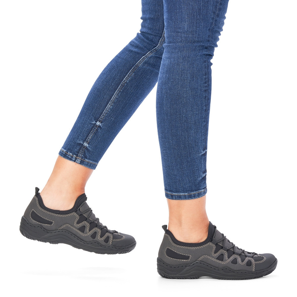 detail Dámské tenisky RIEKER RIE-10103143-W2 šedá