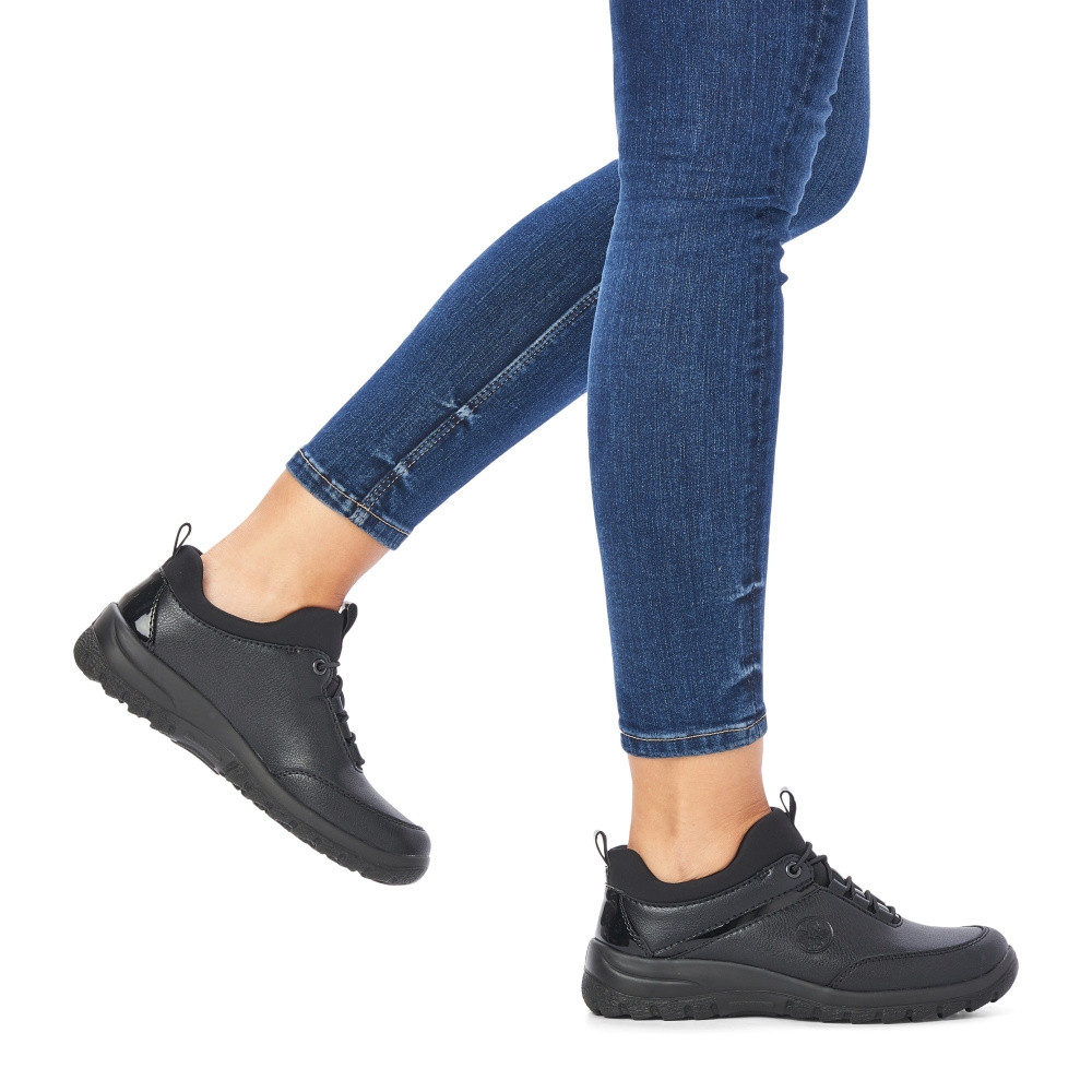 detail Dámské tenisky RIEKER L7176-00 černá W2