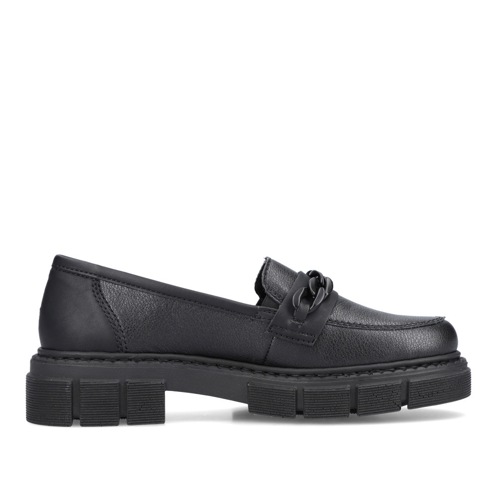 detail Dámské mokasíny RIEKER M3861-01 černá S3