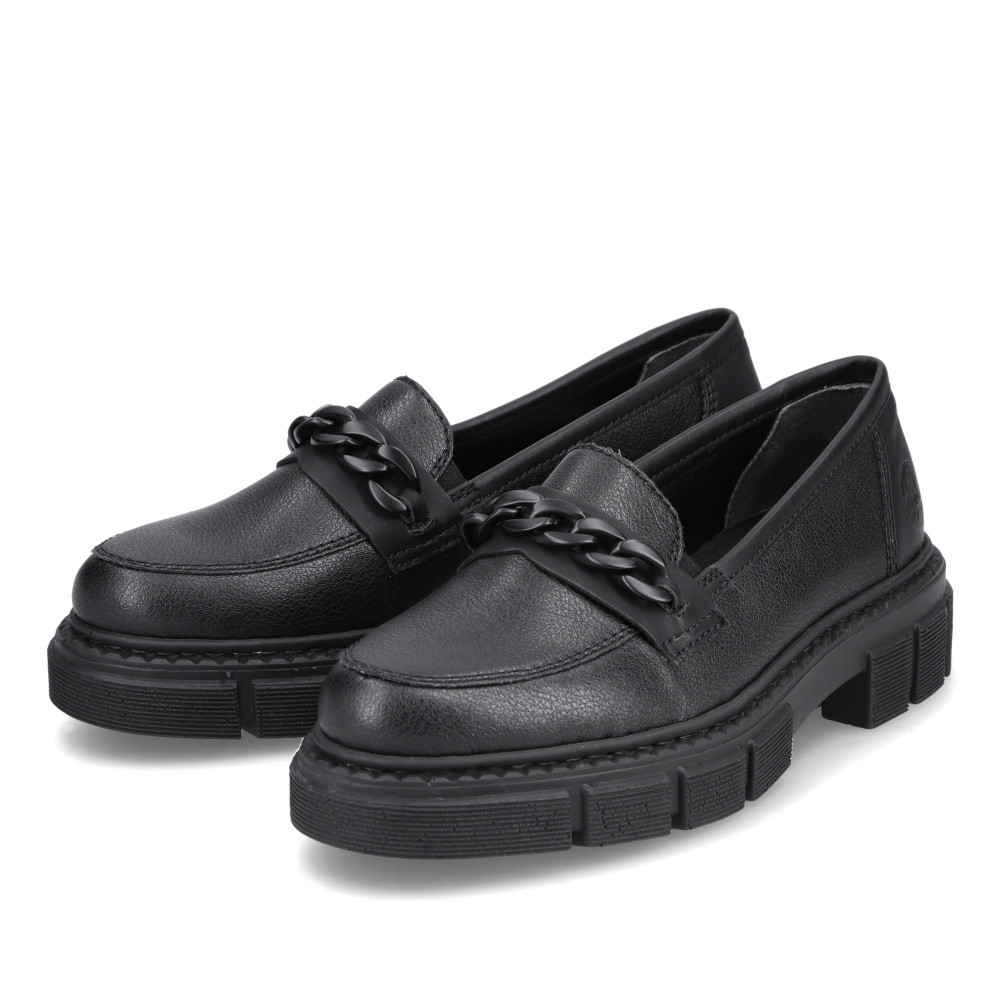 detail Dámské mokasíny RIEKER M3861-01 černá S3