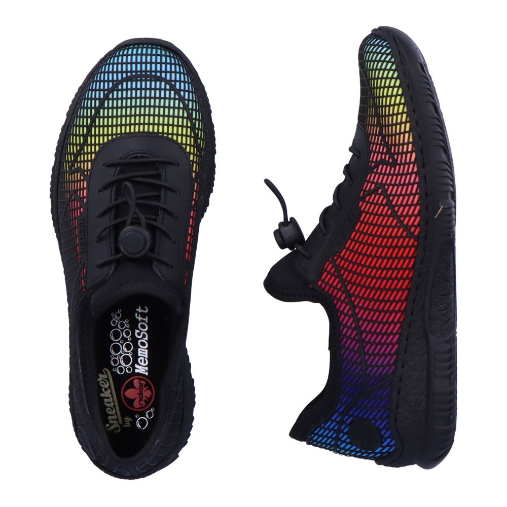 detail Dámské tenisky RIEKER RIE-10103176-W2 černá