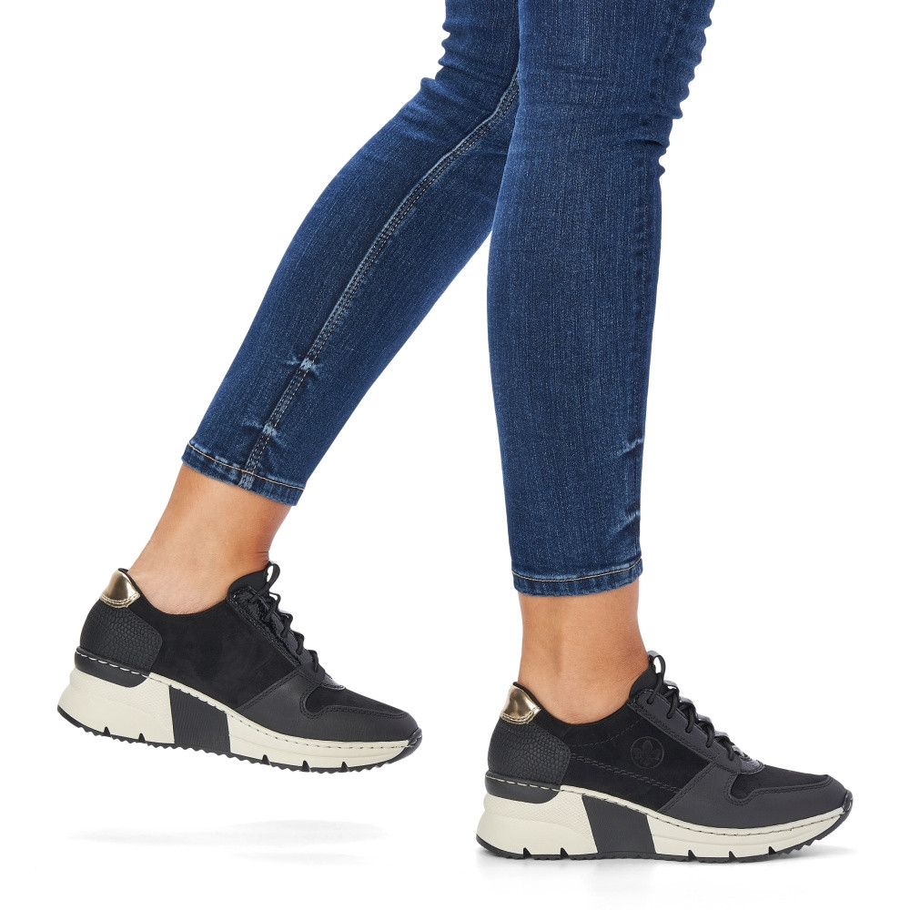 detail Dámské tenisky RIEKER RIE-10103184-W3 černá