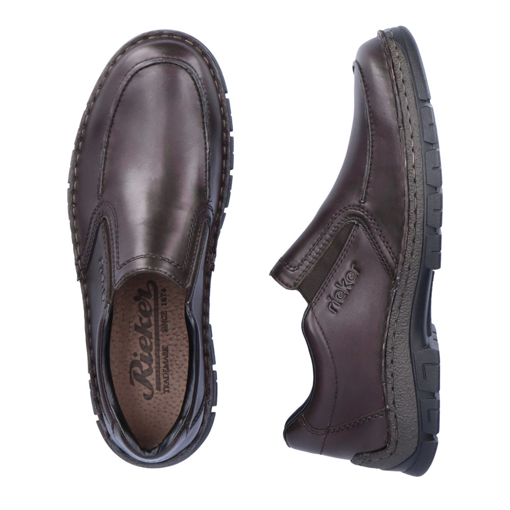 detail Pánské mokasíny RIEKER 12251-25 hnědá W2
