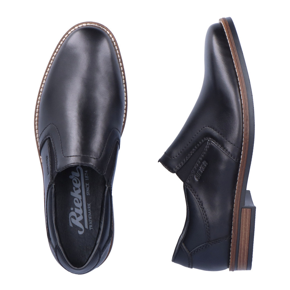 detail Pánské mokasíny RIEKER RIE-10103199-W2 černá