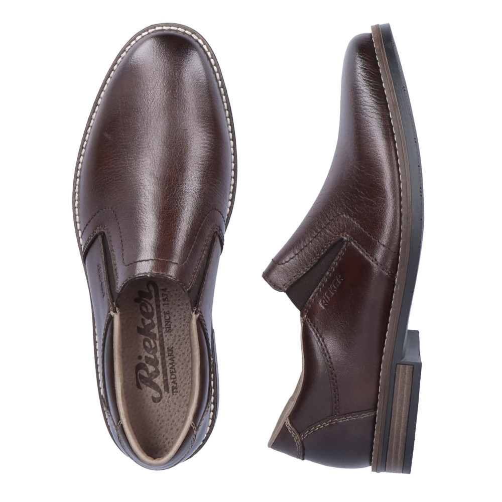detail Pánské mokasíny RIEKER 13551-25 hnědá W2