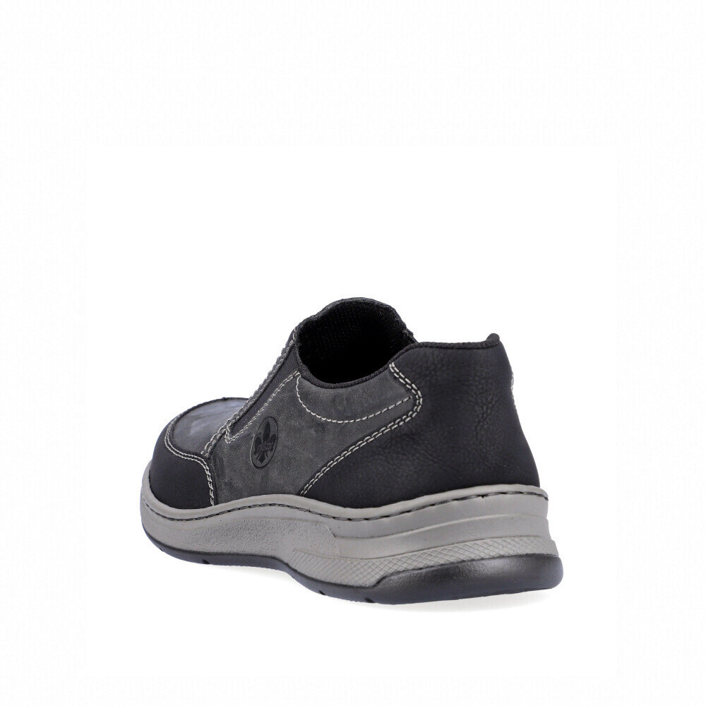 detail Pánske mokasíny RIEKER 14362-00 sivá W5