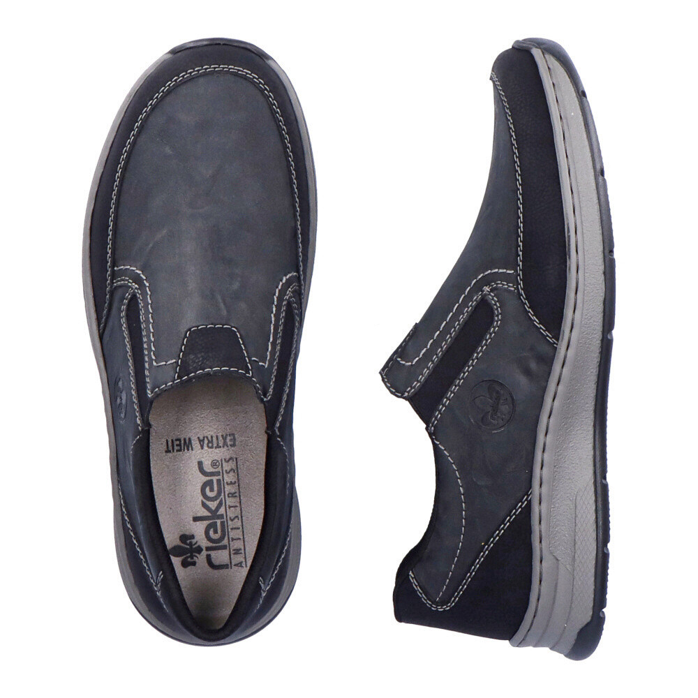 detail Pánske mokasíny RIEKER 14362-00 sivá W5