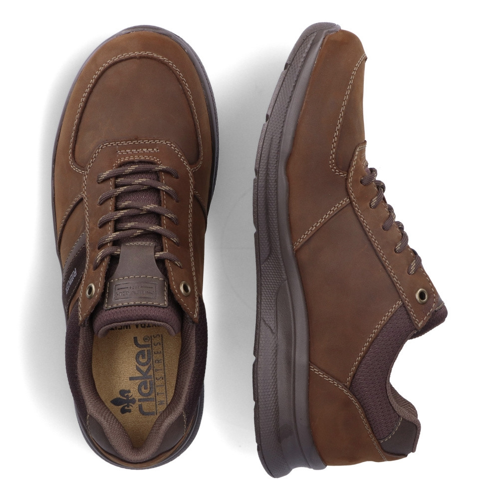 detail Pánské polobotky RIEKER RIE-10103205-W2 hnědá