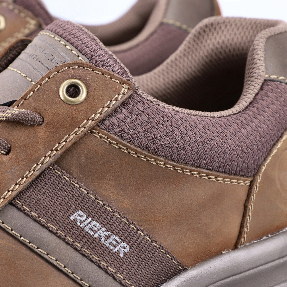 detail Pánské polobotky RIEKER RIE-10103205-W2 hnědá