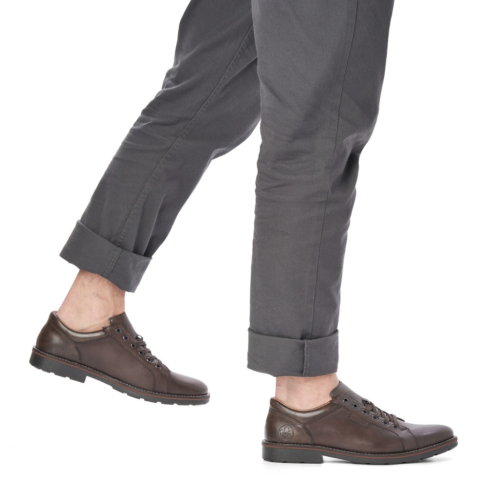 detail Pánské polobotky RIEKER RIE-10103209-W2 hnědá