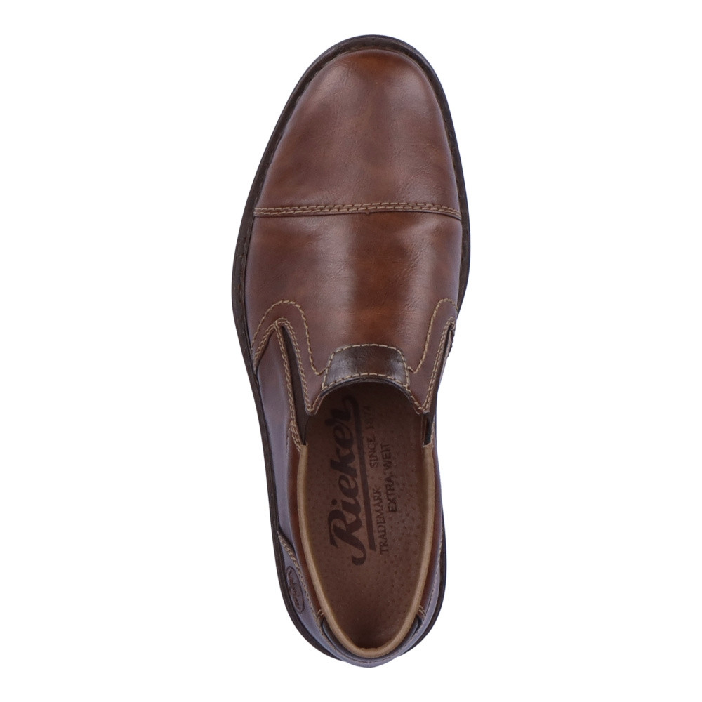 detail Pánské mokasíny RIEKER 17659-24 hnědá W4